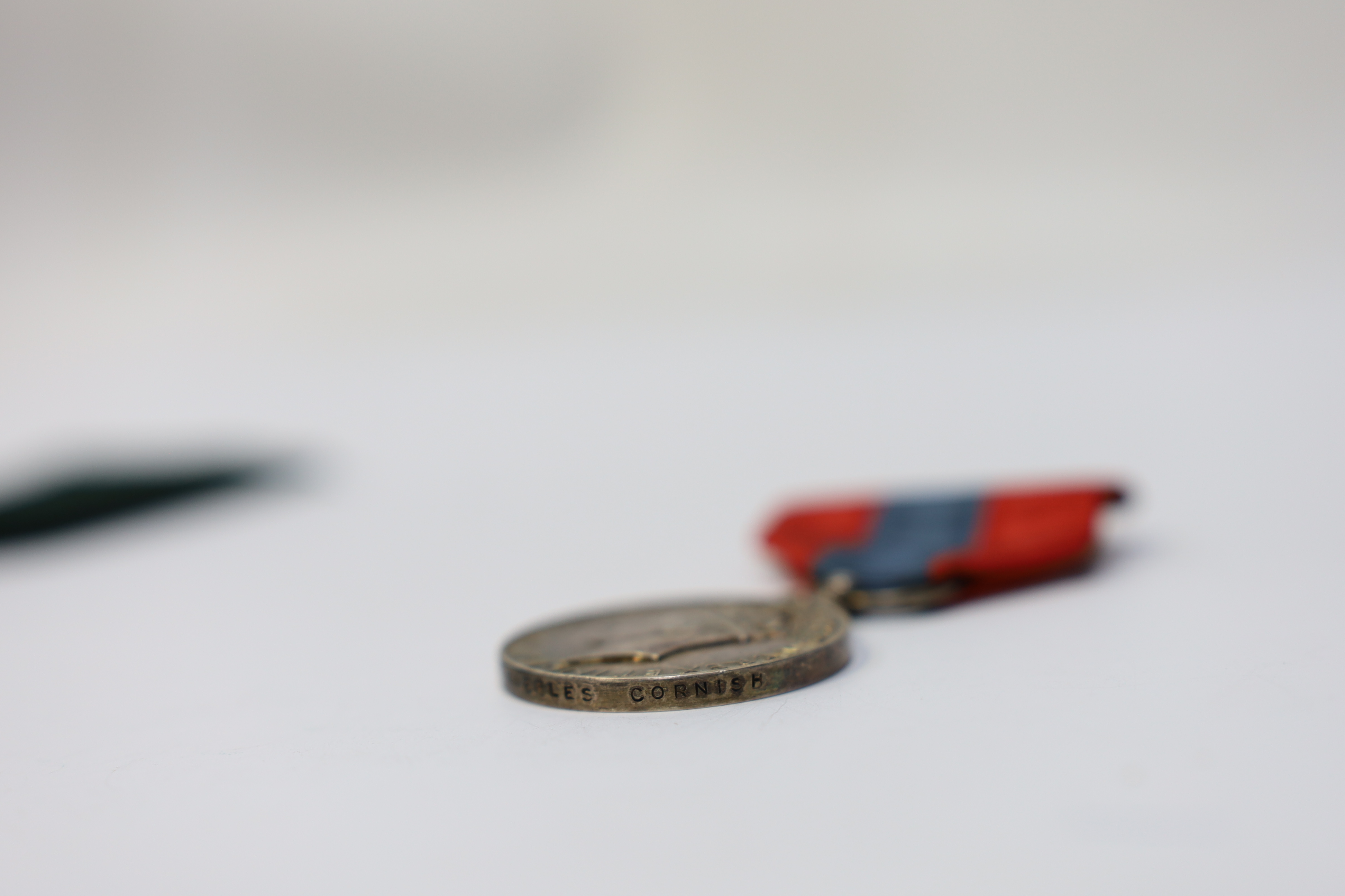 Three assorted service medals; Ed VII Volunteer Officer's Decoration hallmarked for 1905; GV Imperial Service medal to Walter Charles Cornish; GVI Territorial Efficiency medal to 2062789 . S/Sgt. L.W.Sergeant. R.A. Condi